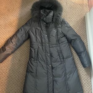 Via Spiga coat with fur hood